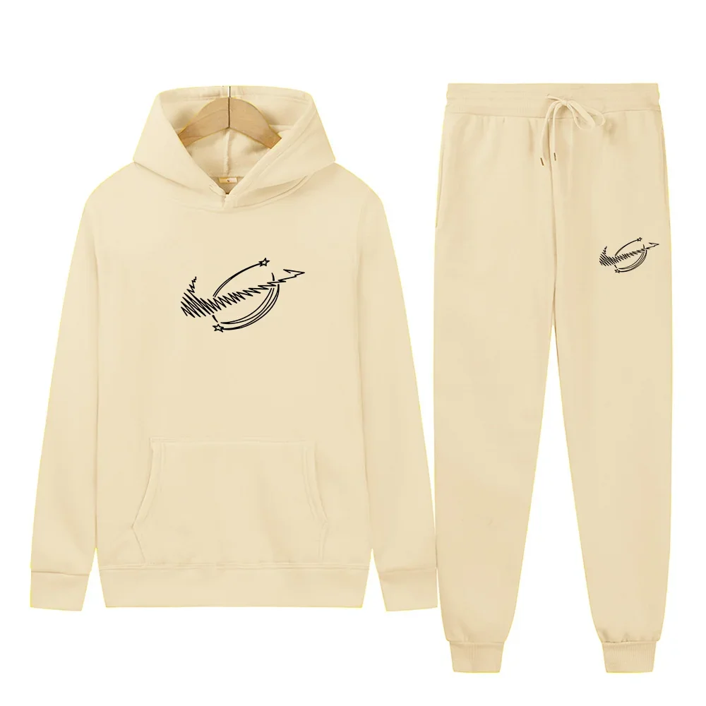 Universele sportkleding voor heren en dames met sweatshirt met capuchon voor buitentraining, joggen, modieus en casual, comfortabel