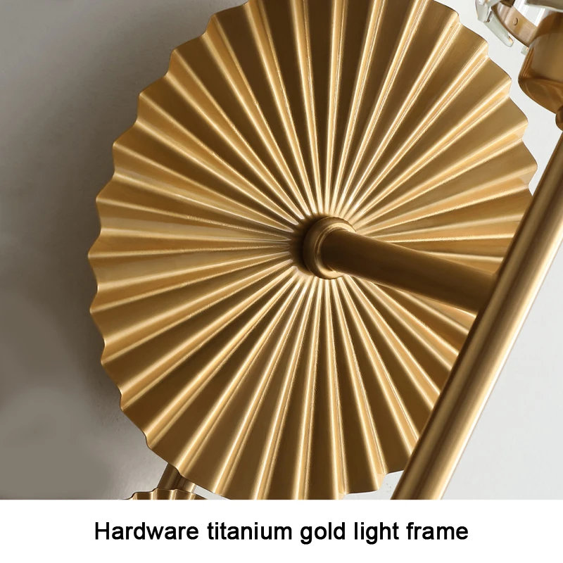 الفرنسية الكلاسيكية الكريستال الجدار مصباح البلاد الأمريكي الحديد الفن ضوء غرفة نوم فاخرة غرفة المعيشة الممر السرير الكريستال الجدار مصباح