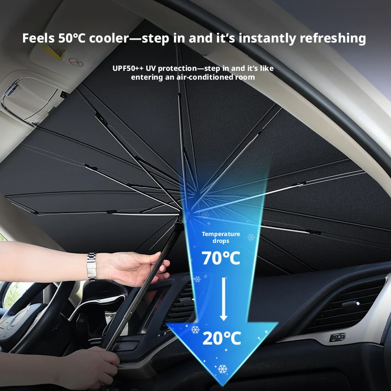 

Car sunshade front shield sun protection heat shield plate car window front windshield parasol car interior sunshade curtain car