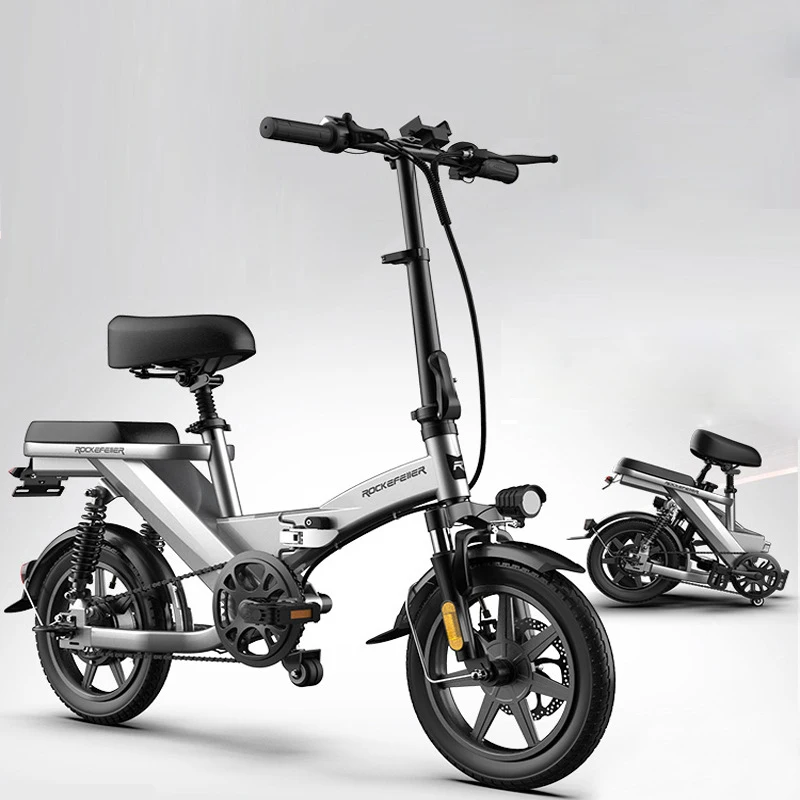 2020 most popular 14'' 14inch ancheer mini full suspension 350w 48v folding electric bike wheel ebike bicycle