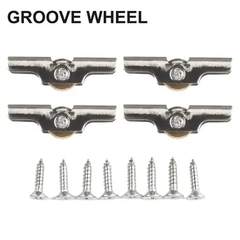 4個不鏽鋼窗扇滑輪滑動門滾輪軌道滑輪家具門五金靜音輪 8 最佳銷售 滑動門輪 - №8