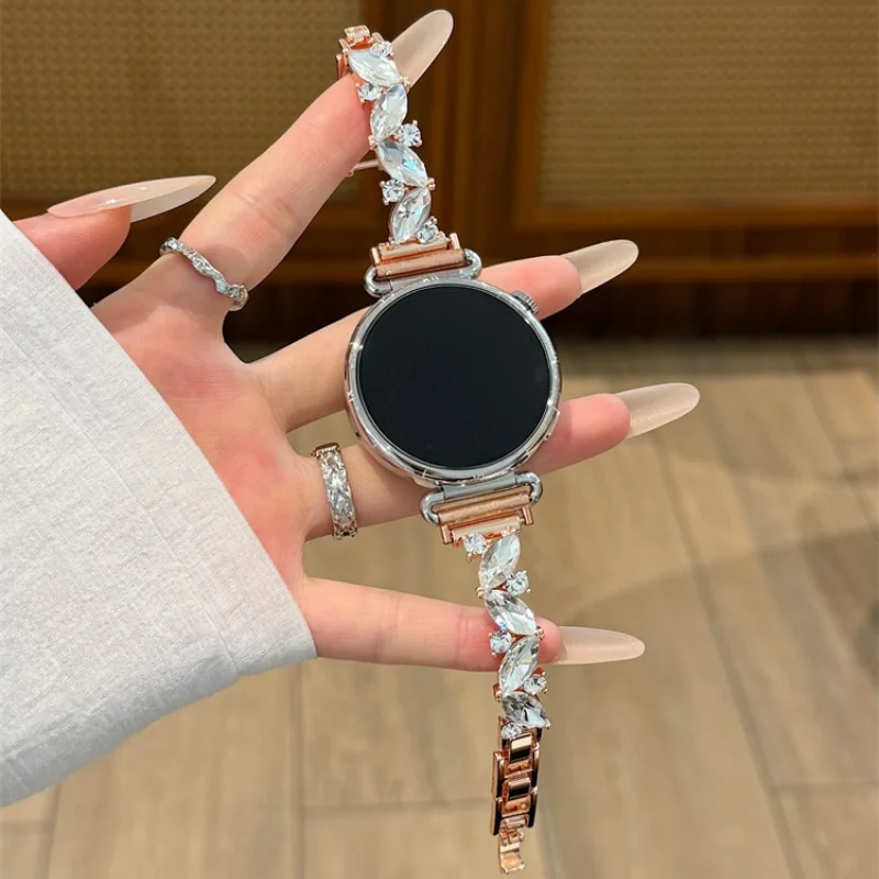 Flash Diamond Premium Bracelet Strap Suitable for HUAWEI Watch Fit3/Fit4 Straps and HUAWEI Band 8/9/10NFC Handmade Straps