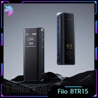 FiiO BTR15 Bluetooth 5.1 Headphone Amplifier DSD256 Receiver LDAC/aptX Adaptive with 3.5mm/4.4mm Custom Earphone Accessory Gift