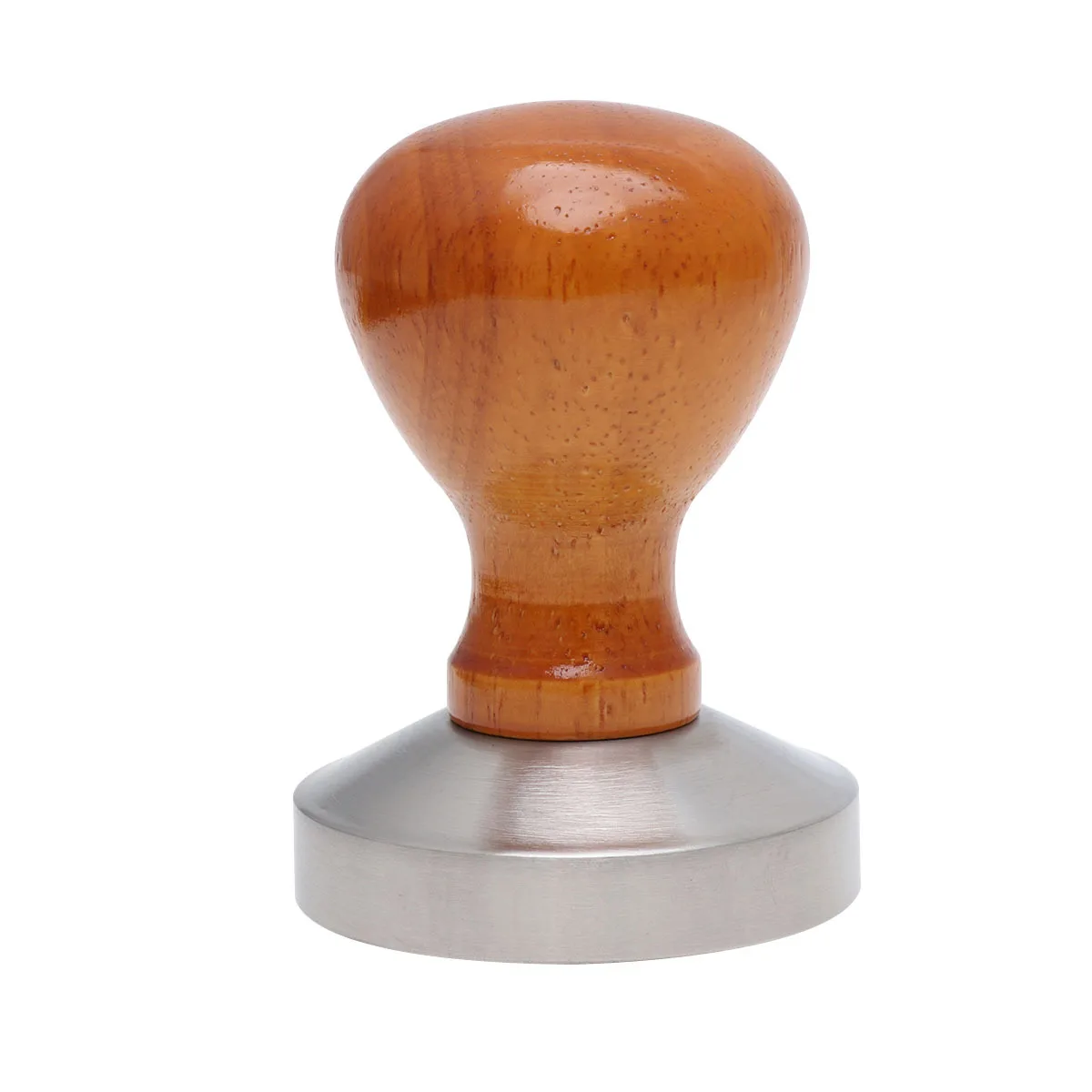 

Coffee Tamper 58Mm Stainless Steel Wooden Handle Ergonomic Design Professional Espresso Press Tool For Home Cafe