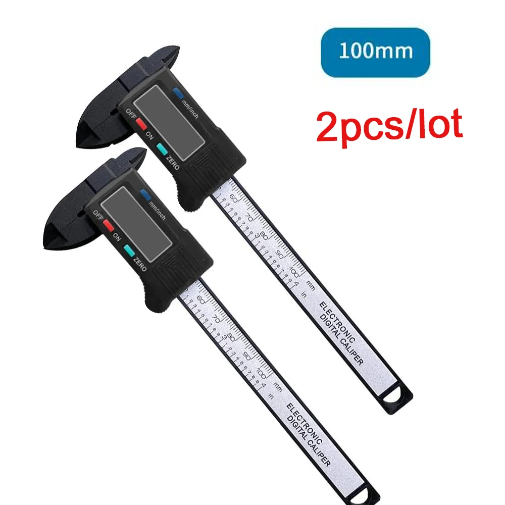 150mm 100mm Elektronische Digitale Schuifmaat Koolstofvezel Wijzerplaat Schuifmaat Micrometer Meetinstrument Digitale Liniaal - afbeelding 1