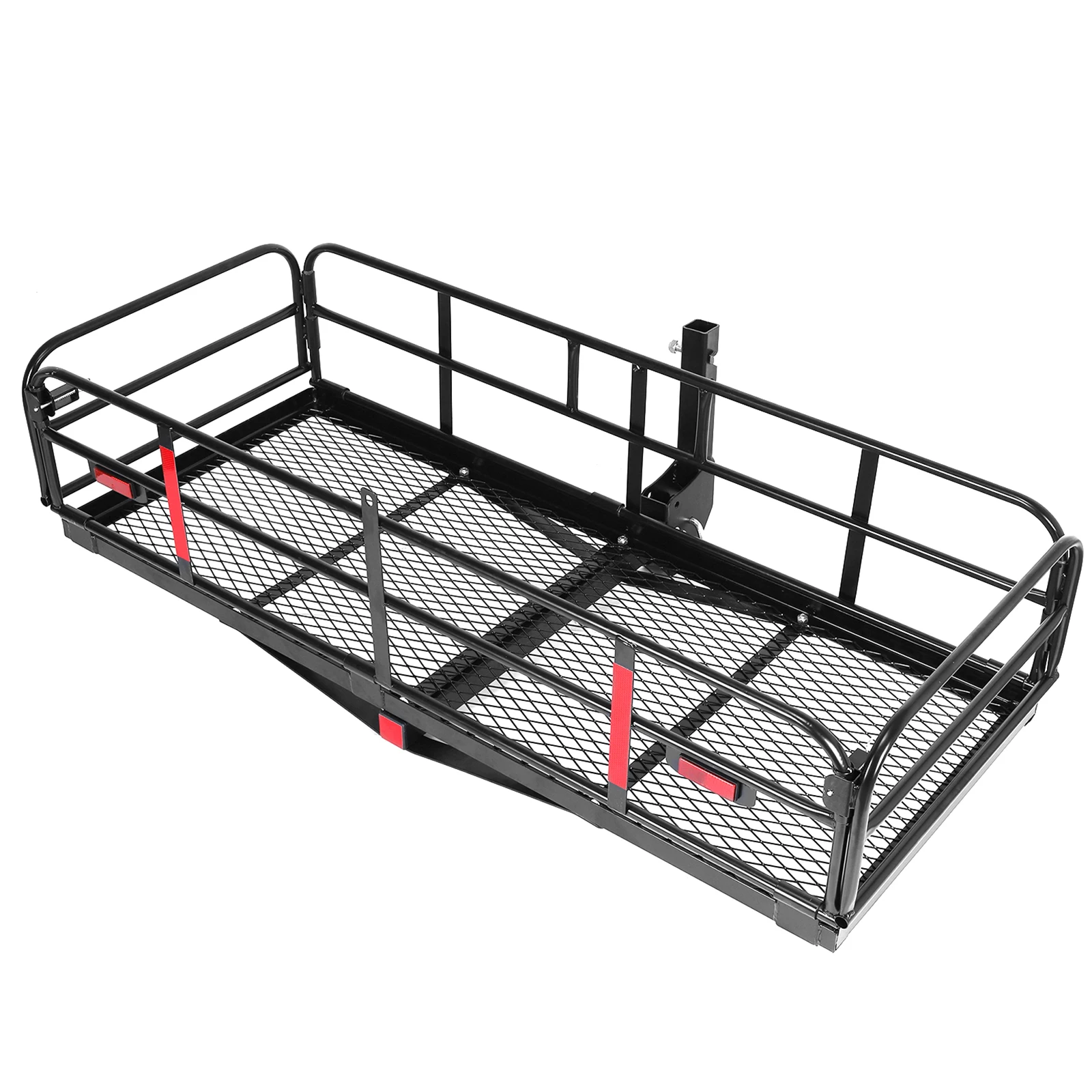 

Велокрепление на фаркоп Hitch Cargo Carrier, 60x24x14 дюймов, грузоподъемность 500 фунтов, для 2-дюймового приемника с фаркоп-стабилизатором, для внедорожников, грузовиков, пикапов