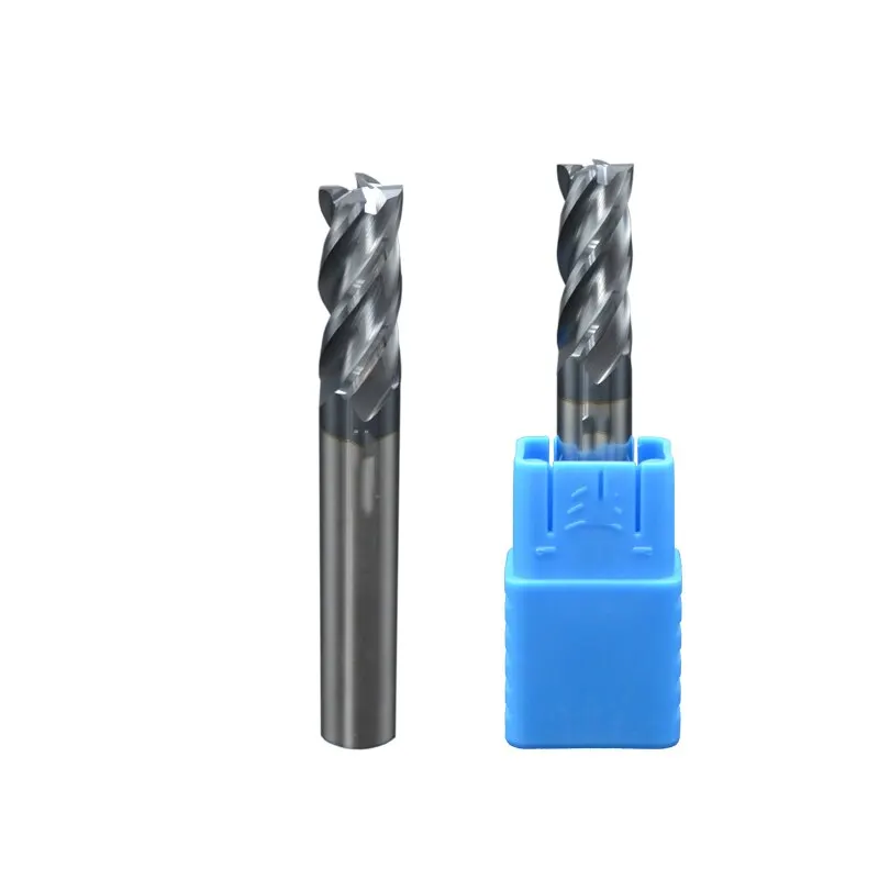 4 Flutes HRC50 Carbide End Mill Alloy Carbide Milling Tungsten Steel Milling Cutter EndMillS CNC Cutting Tools