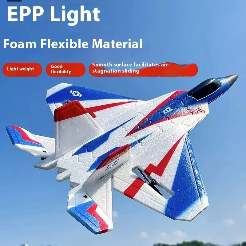 New Sell In Remote Control Bm22 Four Channel Large F22 Fighter Fixed Wing Foam Electric Aircraft Model Glider Toy Birthday Gifts