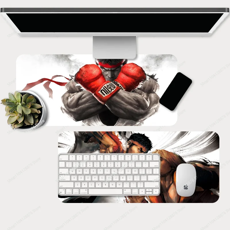 Street fighter Mousepad Gaming Mouse pad Gamer Pc Accessories Deskmat Keyboard Mat Desk Protector Mause Pads