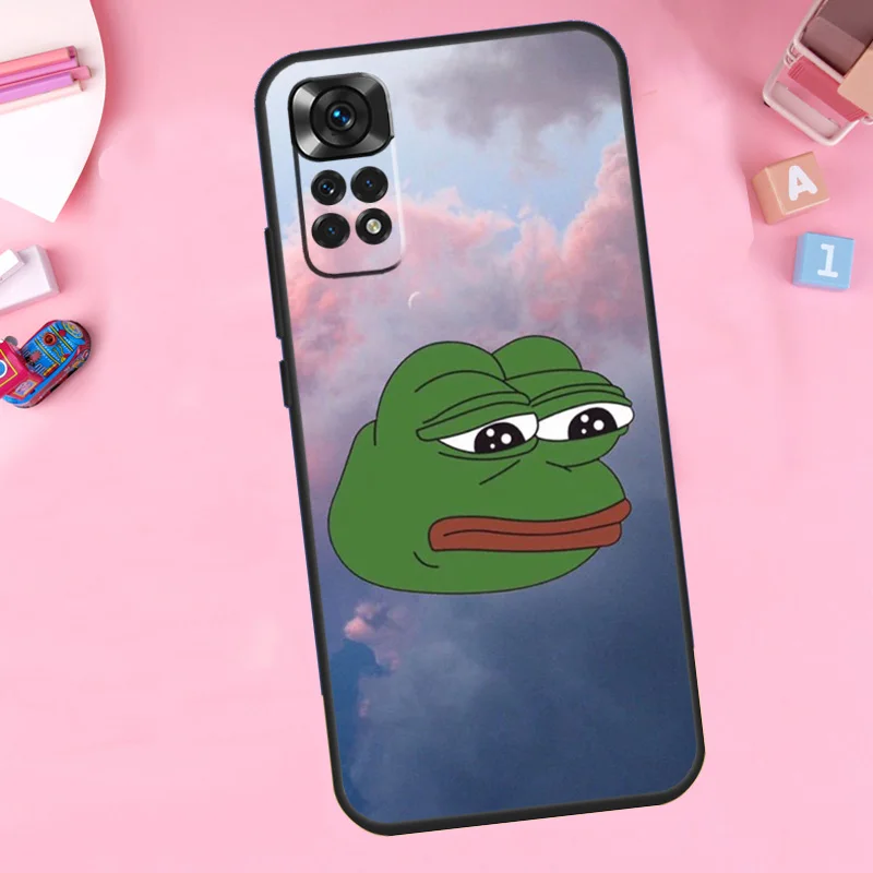 Sad Frog pepe meme Case For Xiaomi Redmi 12 9C 10A 10C 12C Redmi Note 11 8 9 10 12 Pro 9S 10S 11S 12S Cover