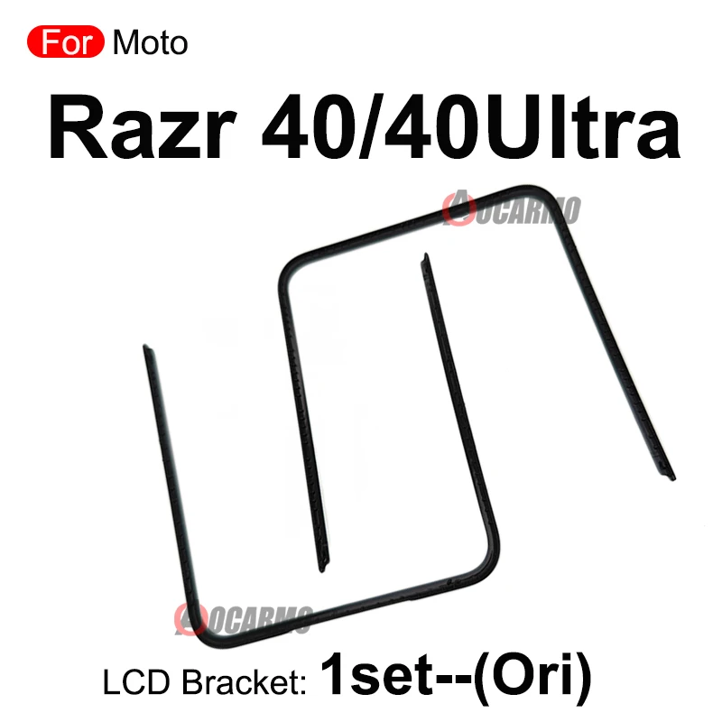 For Motorola Moto Razr 40 50 Ultra 40U Front Screen Stand Middle Bezel Frame LCD Display Bracket Plastic Hoder Repair Parts image 5
