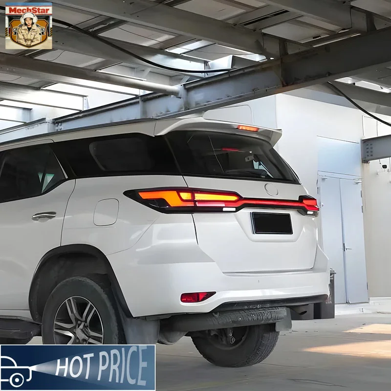 

Задние фонари LED для Toyota Fortuner 2016-2020: комплект для модернизации с эффектом запуска и яркой подсветкой при движении задним ходом