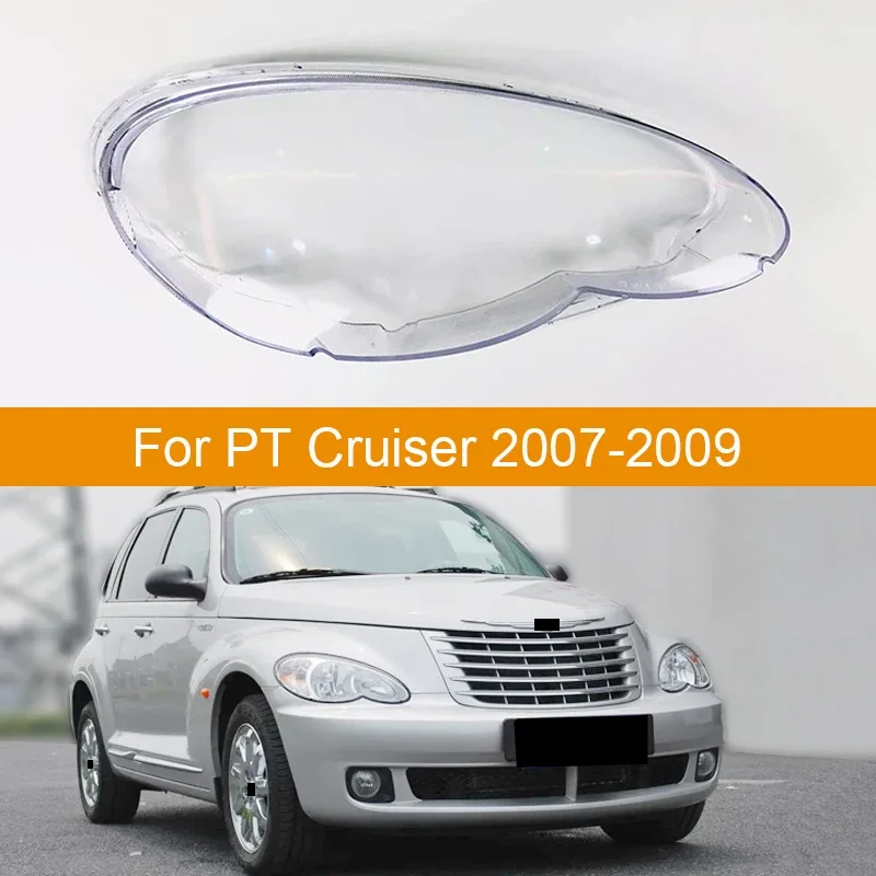 For Chrysler PT Cruiser 2007 2008 2009 Transparent Headlight Cover Lampshade Lamp Lens Shell Headlamp Housing Plexiglass