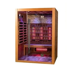 Halo Therapy Far Infrared Sauna Cabin Himalayan Salt Oxygen Ionizer Infrared Sauna