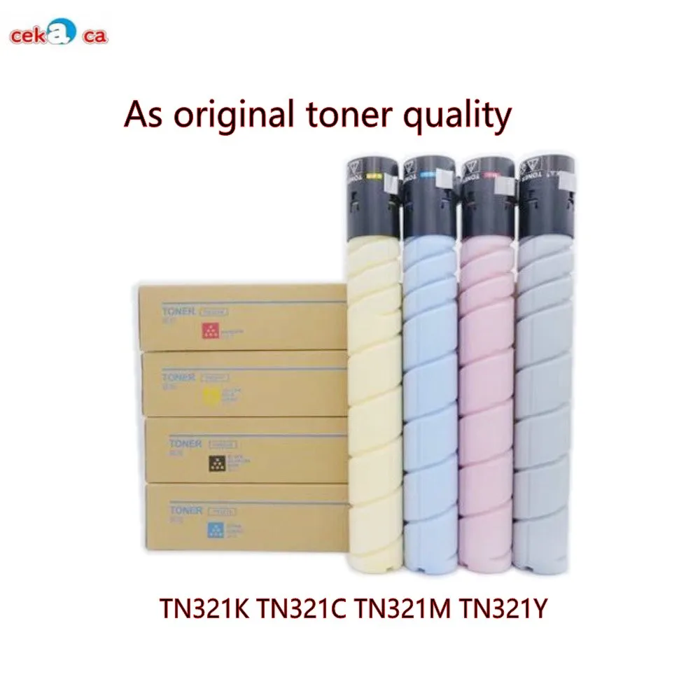 

Compatible for Konica Minolta TN321K TN321C TN321M TN321Y Bizhub 224e 227 284e 287 364e C224e C284e C364 C364e Toner Cartridge