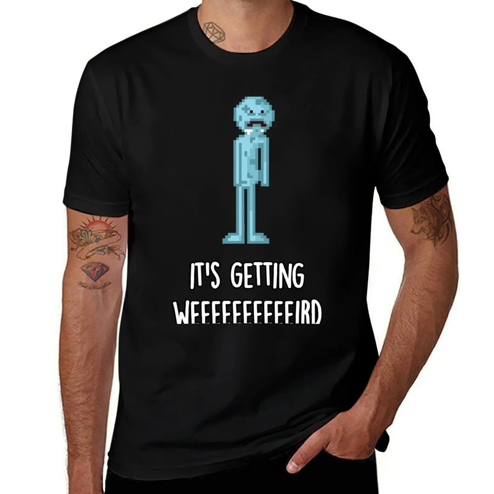 

Mr. Meeseeks T-Shirt Man t-shirt tops blue archive mens t shirts casual stylish
