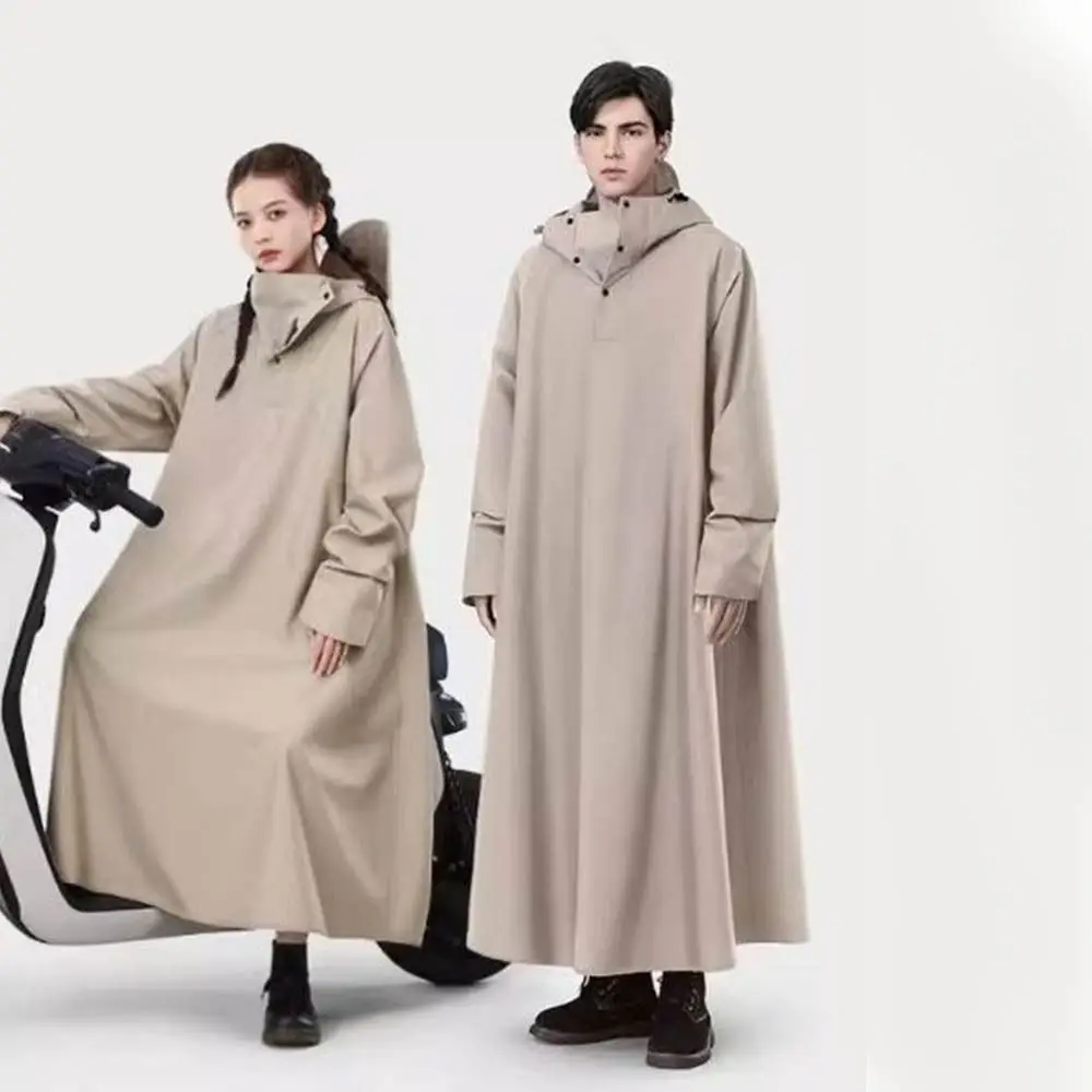 

Foldable Electric Car Rain Coat Full-Body Independent Wide Hat Brim Riding Gear Rain Jacket Waterproof Thick
