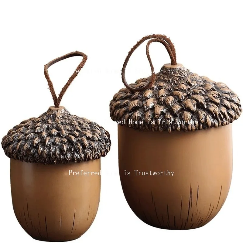 

Home Living Room Coffee Table, Simple and Cute Desktop Storage Box, Storage Jar Decoration