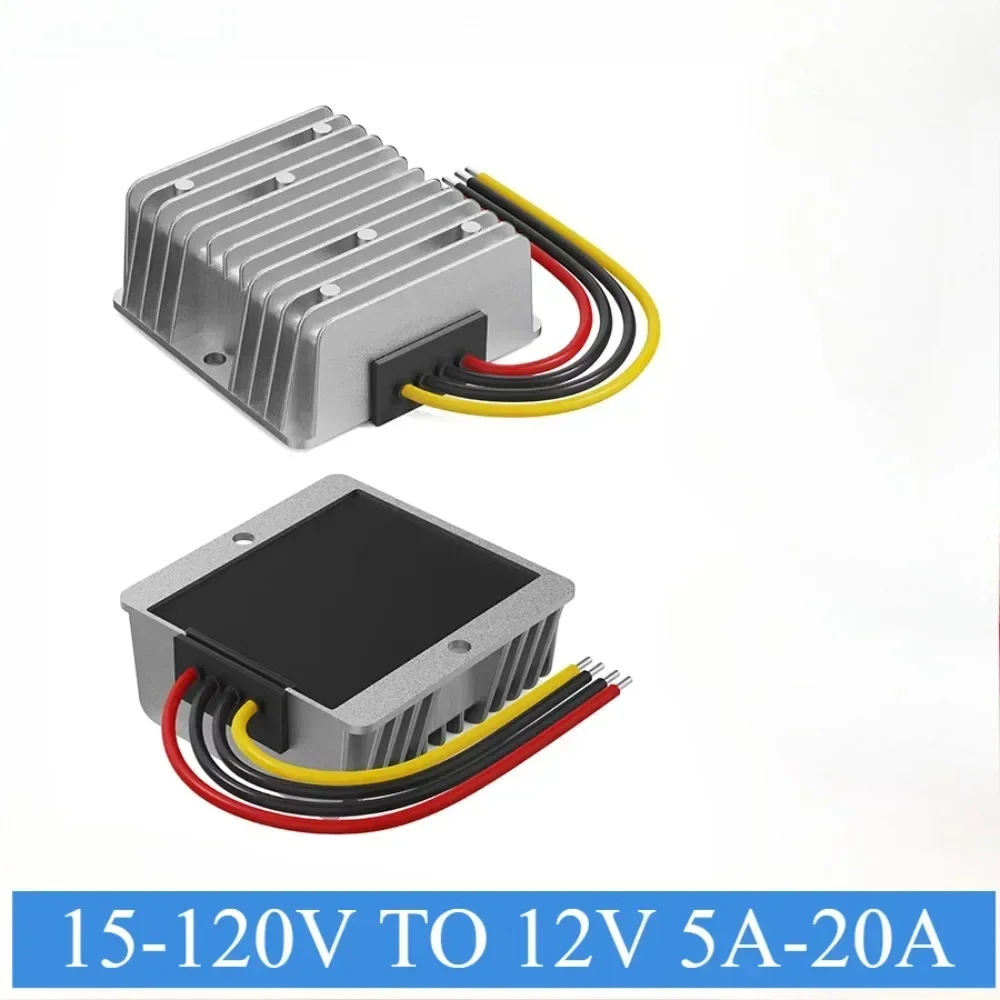 

100V 96V 84V 72V 60V 48V 24V to 12V 5A 10A 20A Buck DC DC Power Converter Step Down Voltage Regulator Convertor Car CCTV Camera