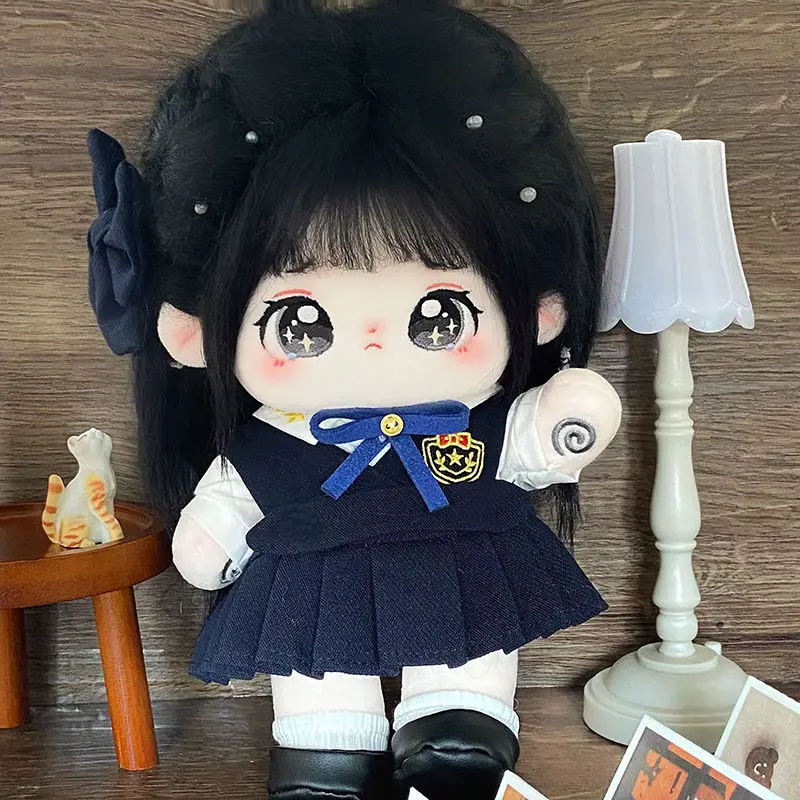 Cotton Doll Girl 20cm Authentic Clothes Set Doll in Stock