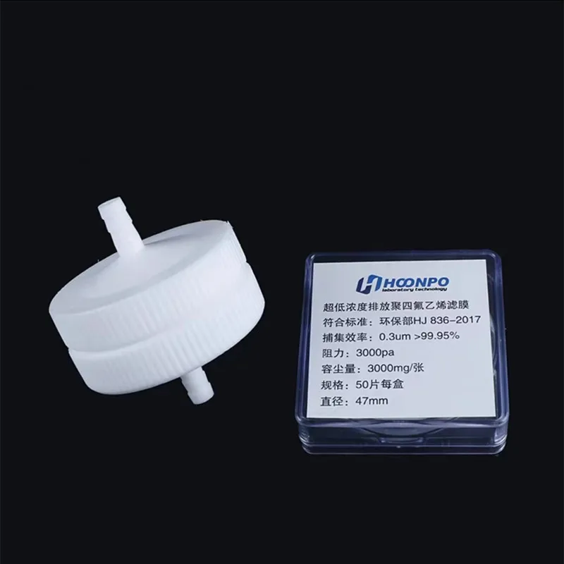 Laboratory PTFE Clip or PTFE 25/40/47mm Hydrogen Chloride Sampling Holder PTFE Filter Membrane