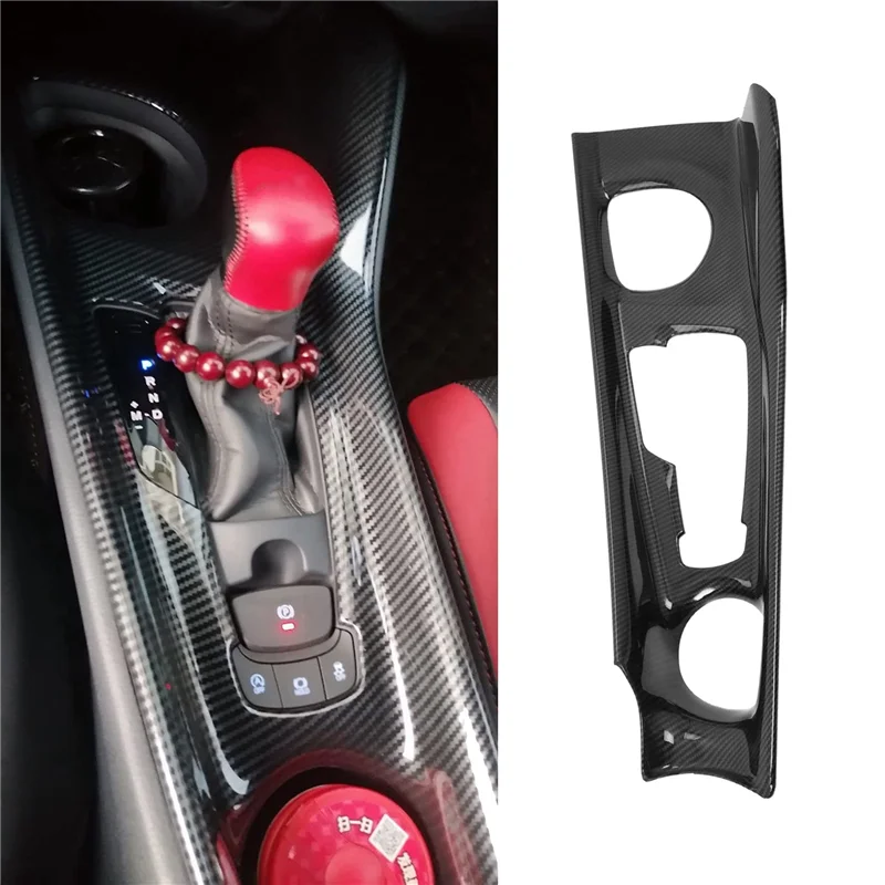 

Car Center Control Gear Shift Panel Trim Frame For Toyota C-HR CHR IZOA 2018 Gear Decor Cover Sticker Accessories