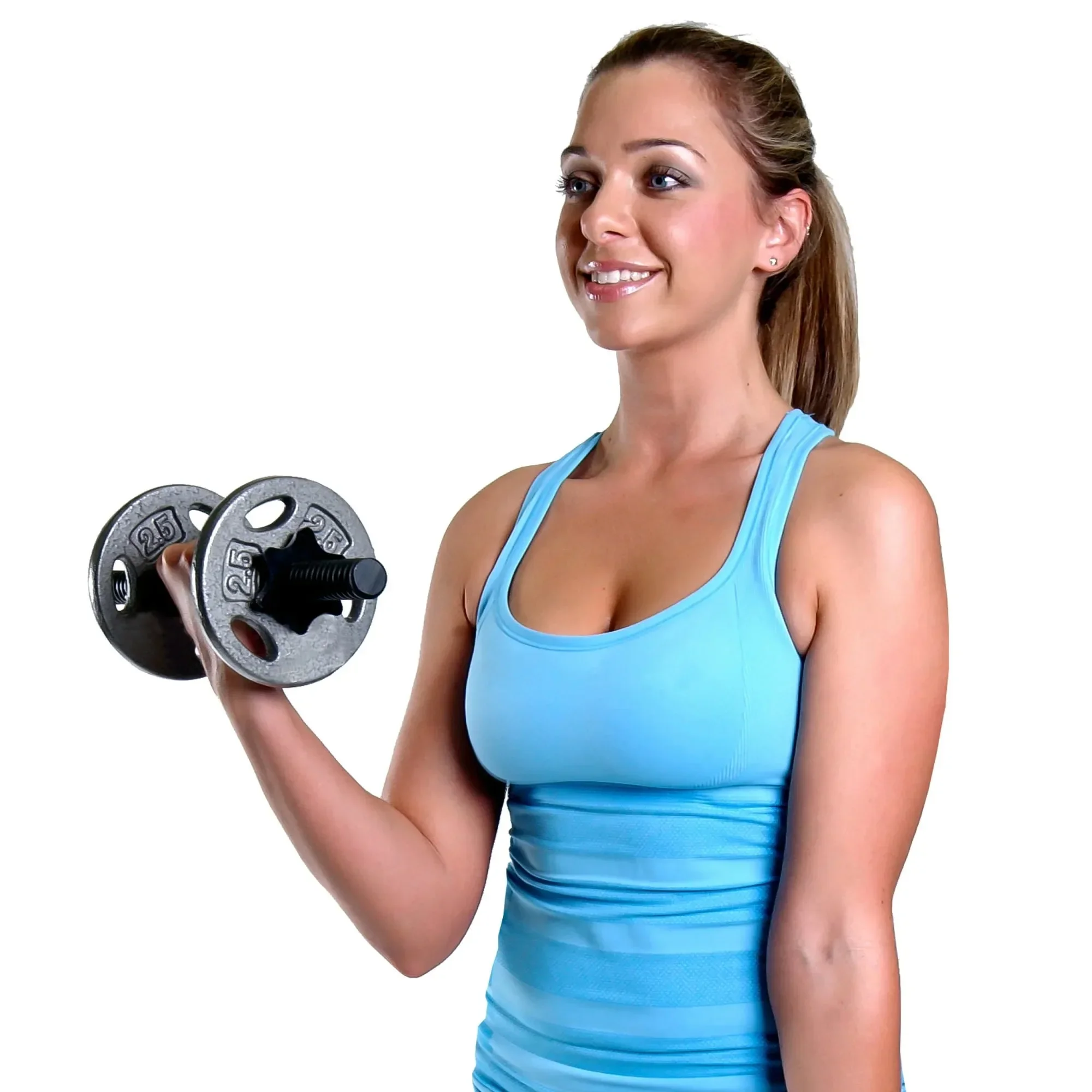 2.5lb Grip Plate Pair, Standard Weight Lifting Discs for Home Gym Strength Training, Barbell Dumbbell Fitness Equipment