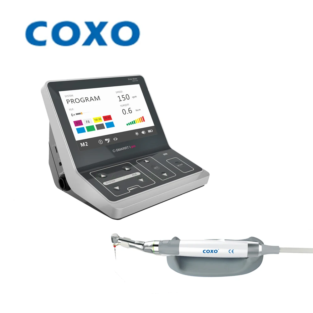 

COXO C Smart IPro LED Endo Motor with Apex Locator with 16:1 Contra Angle Root Canal Dental Endodontic Motor Dental Equipment