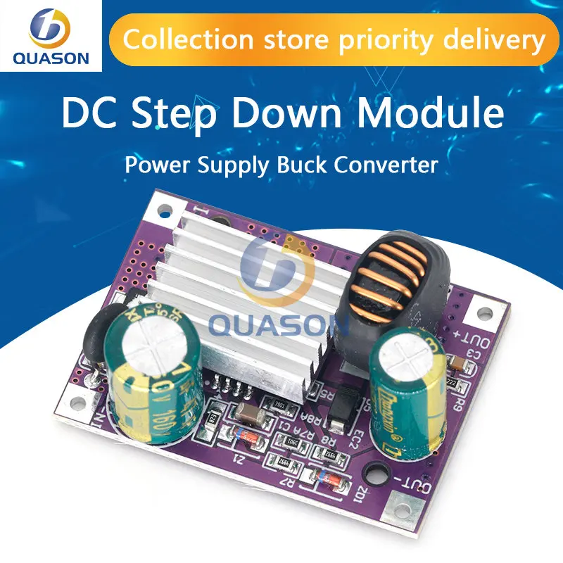 DC9-120V DC Step Down Module Power Supply Buck Converter Non-isolated Stabilizer 9V 12V 24V 36V 48V 72V 84V 120V to 5V 12V 3A