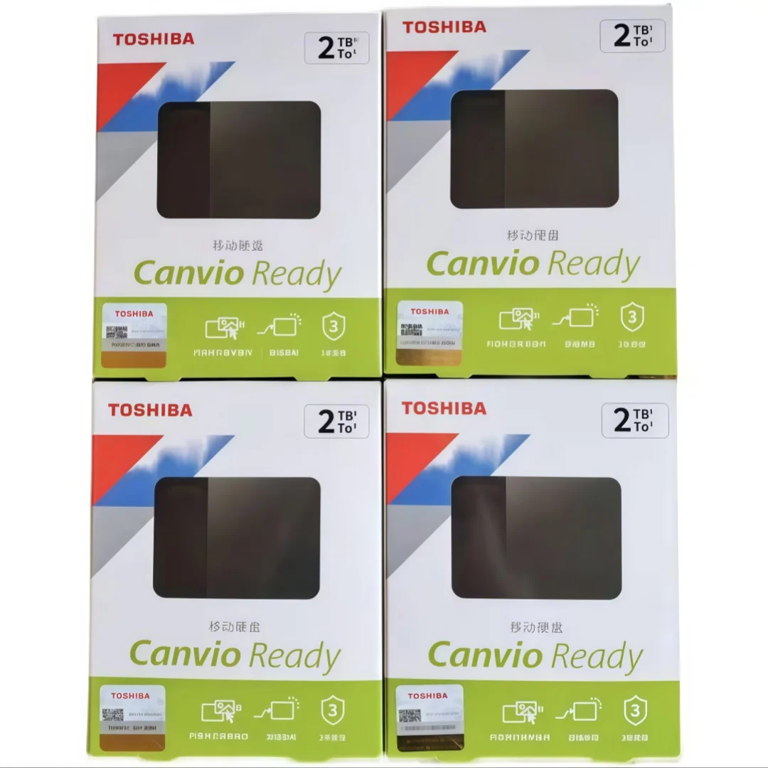 Toshiba B3 4TB 2TB 1TB USB3.0 Portable External Hard Drive Canvio Ready 2.5 Inch Hard Disk for Laptop Mac Android Pro Max image 6