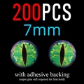 Verde 7mm 200 piezas