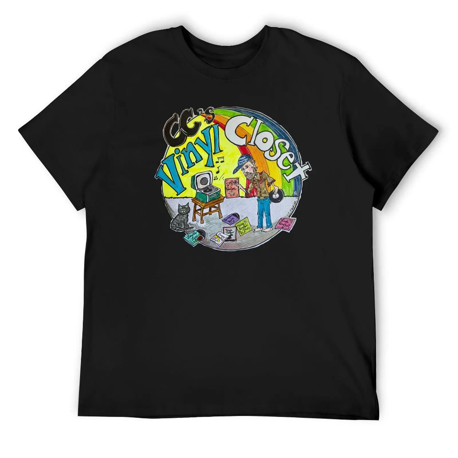 

CC's Vinyl Closet T-Shirt sports fans essential t shirt summer top kawaii clothes t shirts men