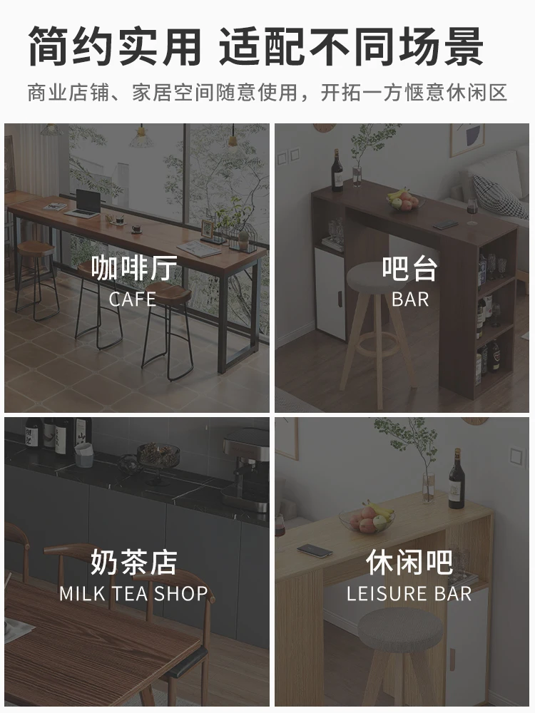 Balcony desk, narrow table, chairs, double bench table, bar table against the wall, home long table, workbench, high table