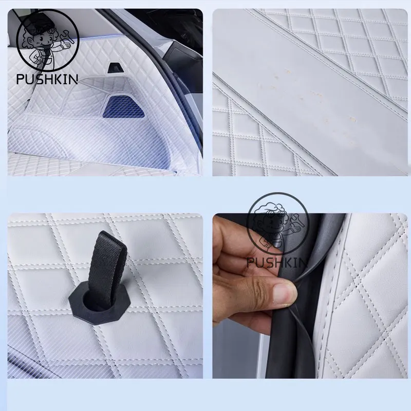 Leather Trunk Mat For Geely EX5 Galaxy E5 2024 2025 2026 Car Boot Liner Tray Waterproof Mud Protector Pad Cargo Mat Accessories