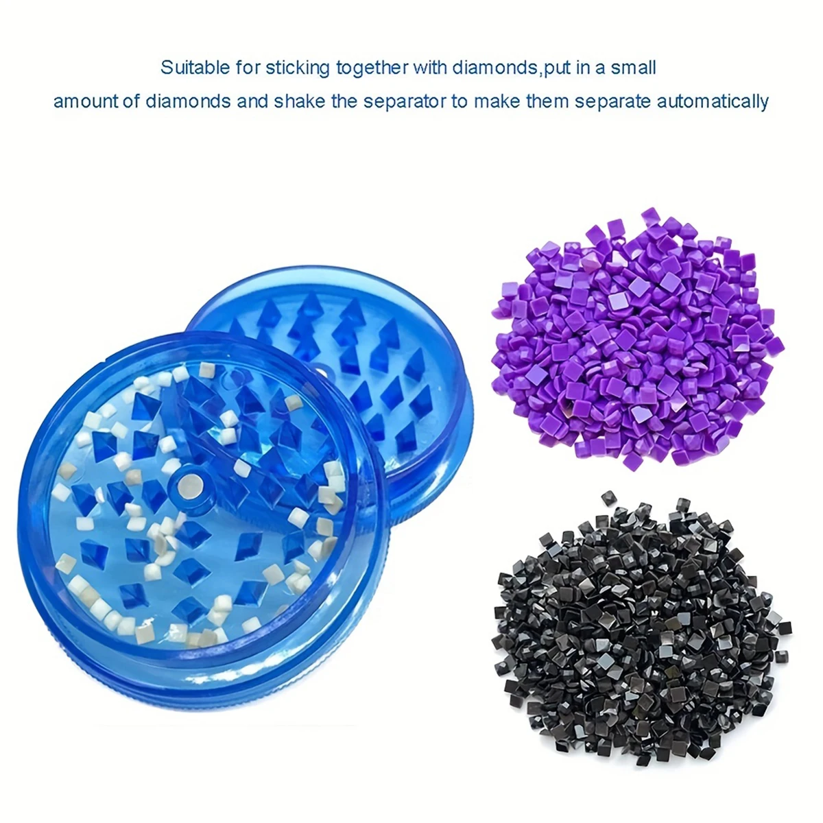 1pc Random Color DIY Diamonds Painting Separator Separate Diamonds Mosaic Divider Art Crafts Crystal Resin Handcrafts Drill Disc