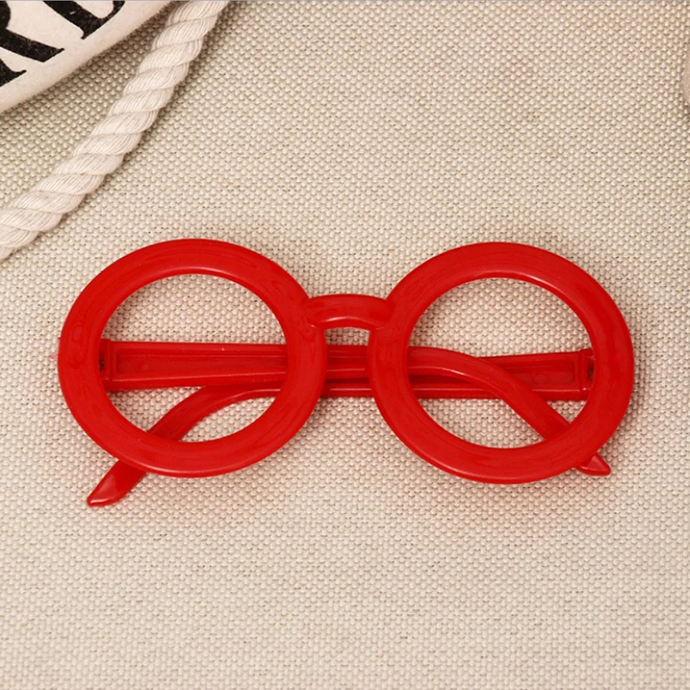 

6 шт. красочные оправы для очков мультяшное стекло для детей сувениры на день рождения костюм аксессуар случайный цвет ручной реквизит для фотосессии