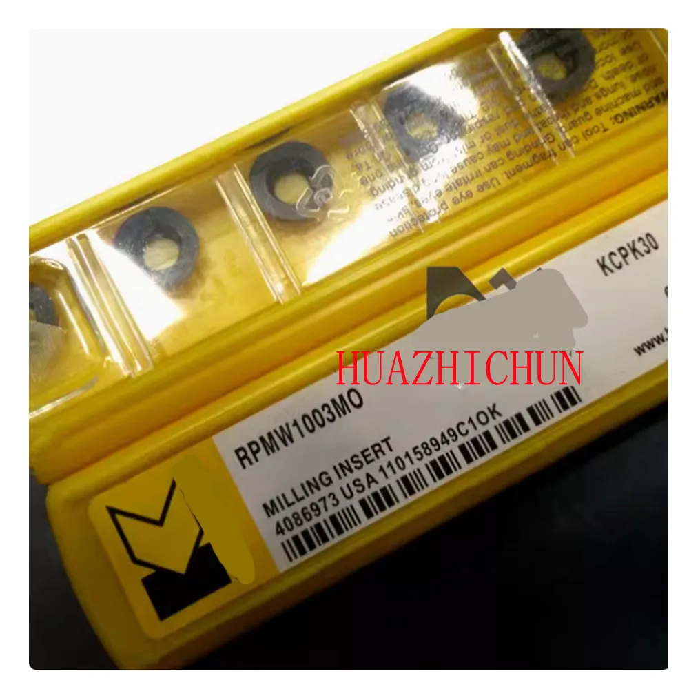 

HUAZHICHUN 5pcs RPMW1003MO KCPK30 CNC milling inserts