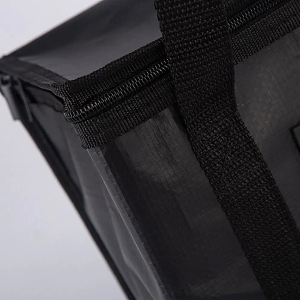 Foldable Lunch Bag Tote Pouch Ox Cloth Camping Food Storage Bag Food Hand Bags Thermal Insulated Cooler Box Camping Picnic Bag