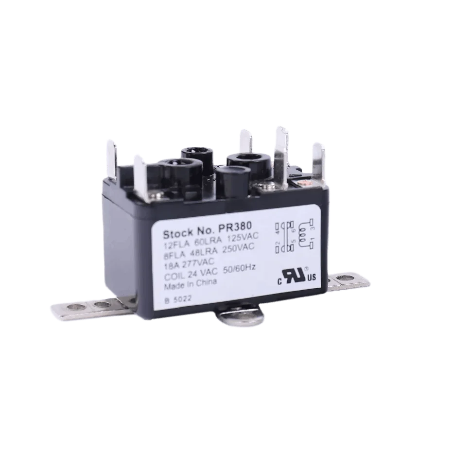 مرحل إمكانات صناعية 25A 24V 120V 240V 277V HVAC مصغر PCB لفائف مرحلات سلامة الطاقة الكهربائية #5