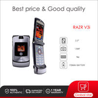 Original Motorola RAZR V3i Unlocked Refurbished Mobile Phone GSM 850 / 900 / 1800 / 1900 Good Quality With 1 Year Warranty