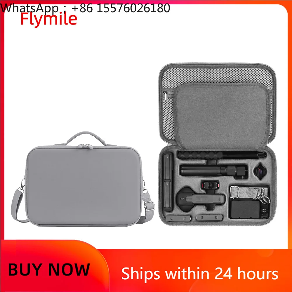 

Flymile Storage Case Carrying Bag for Insta360 X5 Camera Protector Accessories Portable Shoulder Bag Travel Daily Carry Handbag