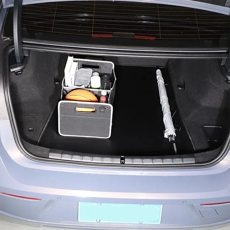 

PVC Leather Black For BMW 7 Series G70 2023-2025 Car Trunk Floor Mats All Weather Pad Protection Carpet Car Accessories