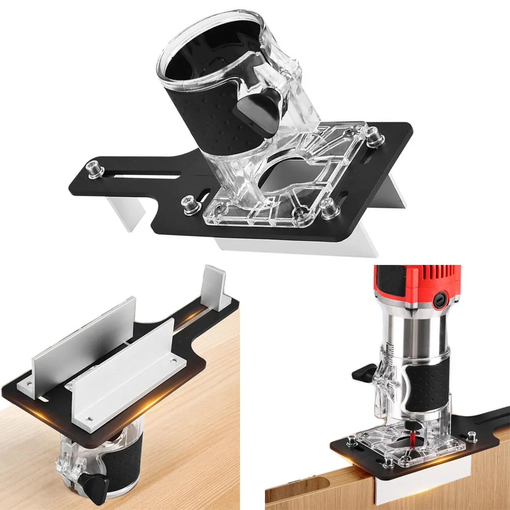 

Многофункциональный долбежный станок для обрезки прозрачной вытяжки, крепежный кронштейн для долбежей, основание триммера по дереву, деревообрабатывающий инструмент