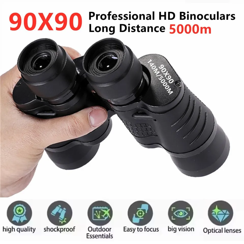 

90X90 профессиональный бинокль дальнего действия телескоп Zoom HD BAK4 высокое увеличение мощный монокуляр для кемпинга, охоты, путешествий