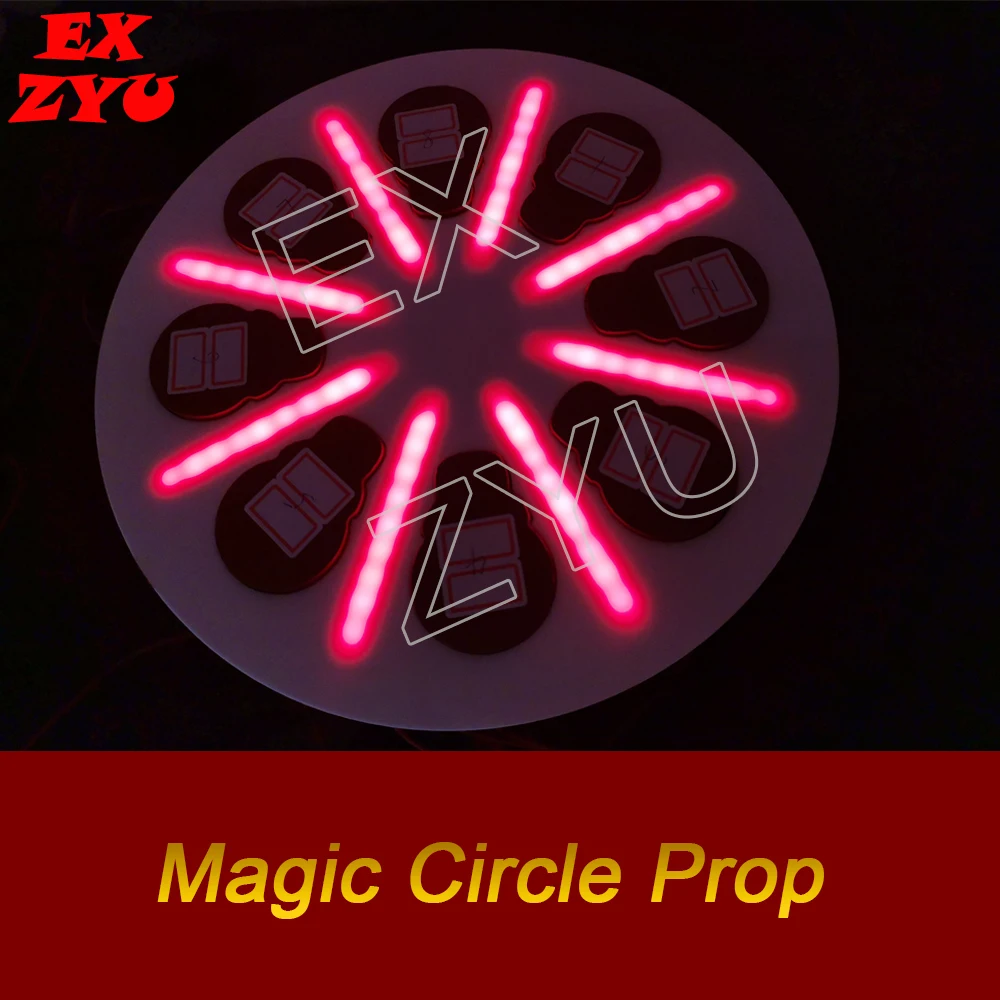 Escape Room Props Magic Circle Prop Put the 8 Modules on correct positions of Magic Circle to light and open chamber room EX ZYU