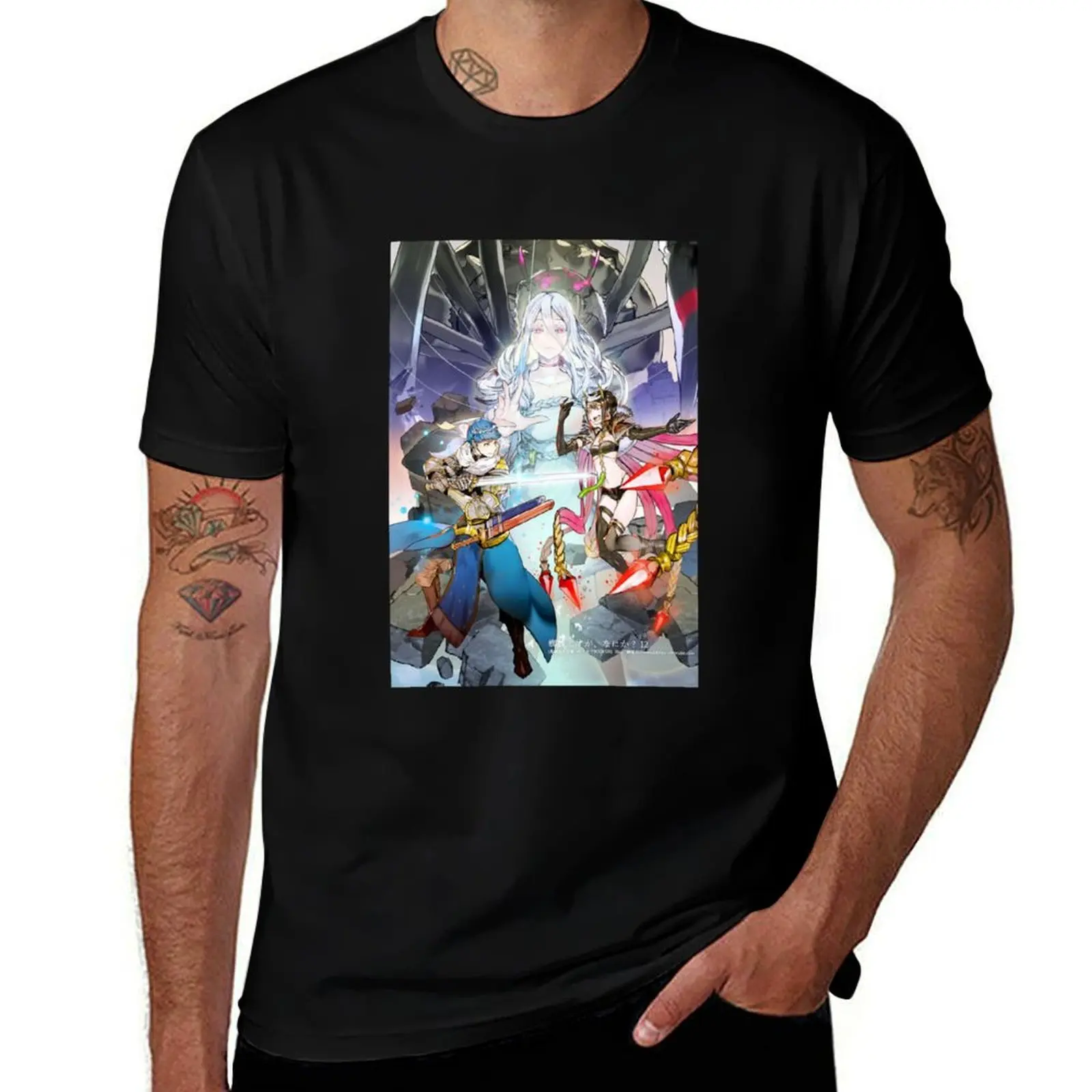 Mens Womens Ariel Kumo Chan So Im A Spider So What Funny Fans T-Shirt Breathable Basic Cotton T-Shirt