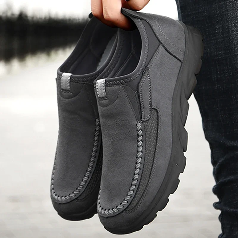 Męskie buty na co dzień Oddychające mokasyny Trampki Moda Wygodne płaskie, ręcznie robione Retro rekreacyjne mokasyny Buty męskie