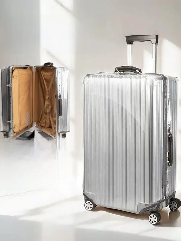 

Thiened прозрачный ПВХ большой защитный чехол на молнии без разборки дорожный чемодан пылезащитный чехол для ручной клади сумки