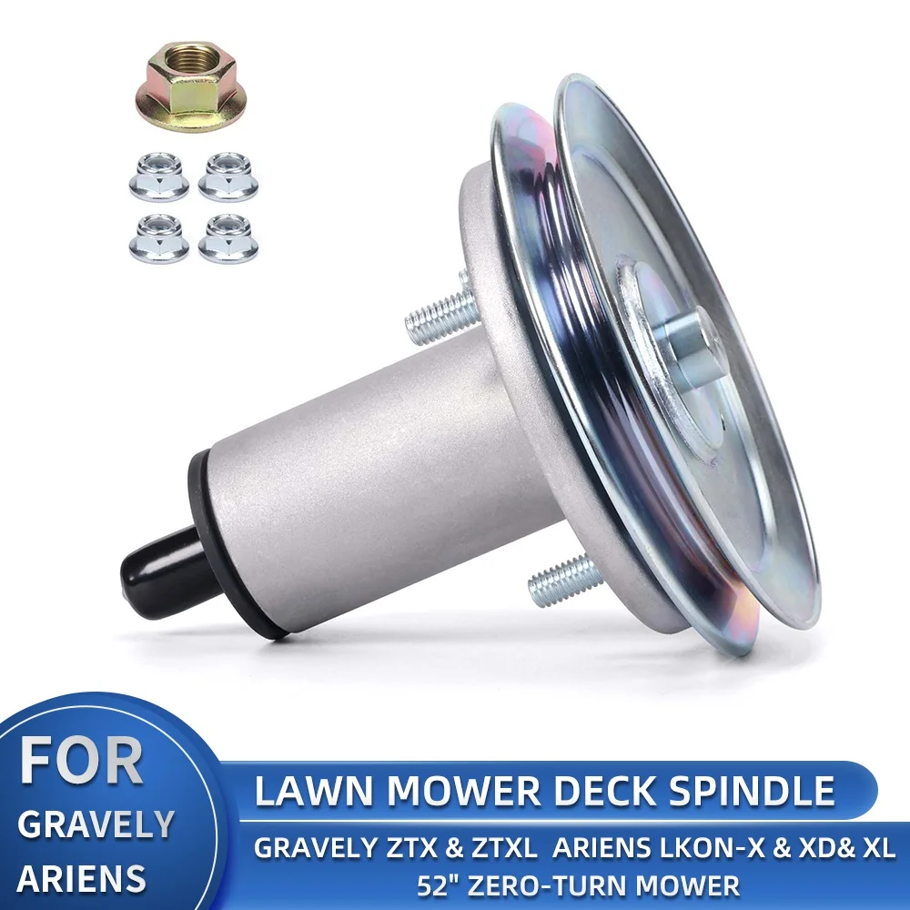 

52" Zero-Turn Lawn Mower Deck Spindle for Ariens Ikon-X XD XL & Gravely ZTX, Replaces 51537200 51528000