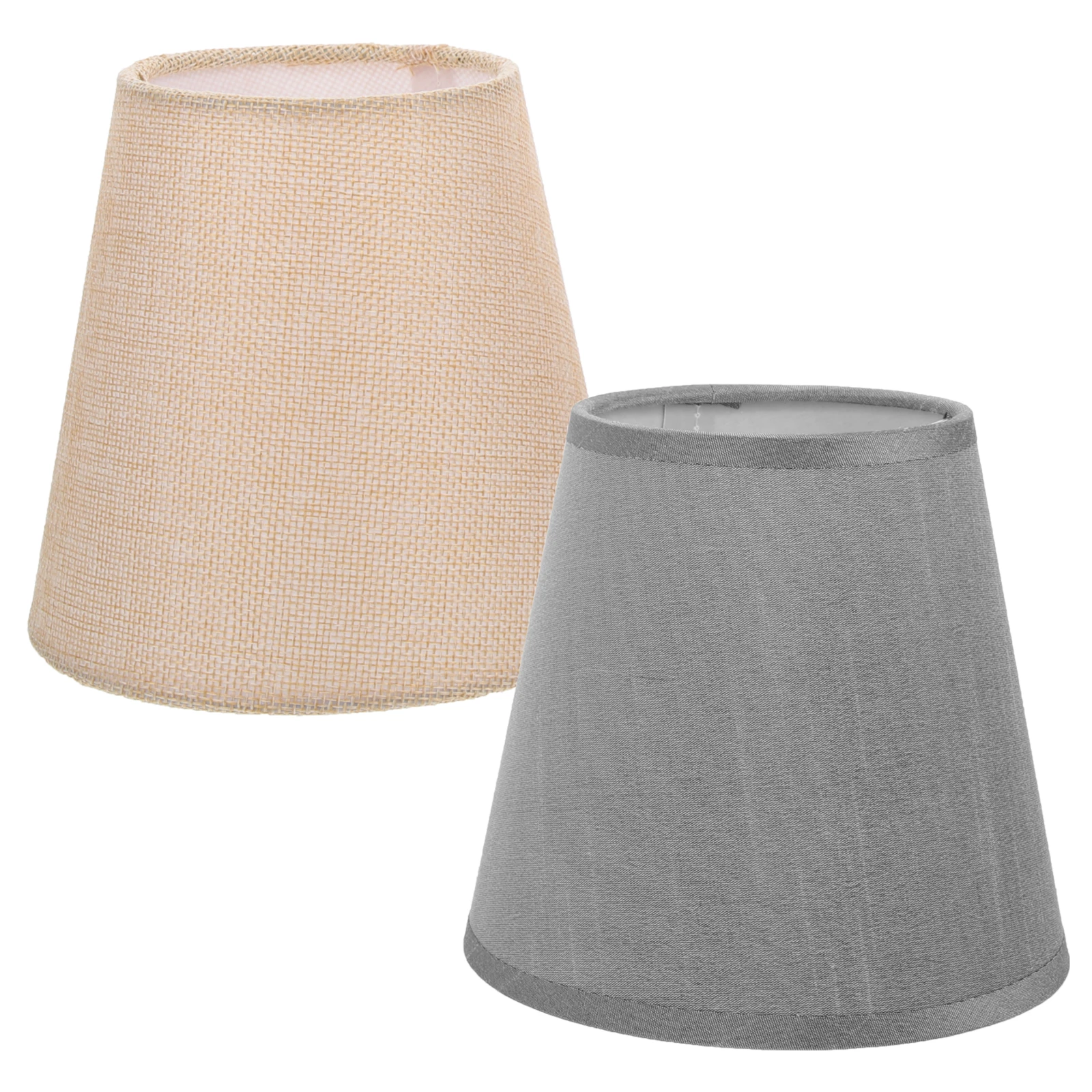 

2pcs Fabric Lampshade Polyester Child Light Covers Vintage Style Bedroom Living Room Decor Modern Lampshades Retro Lampshade